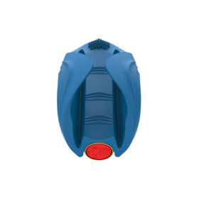 Masturbateur vibrant bleu en silicone, USB MILO 